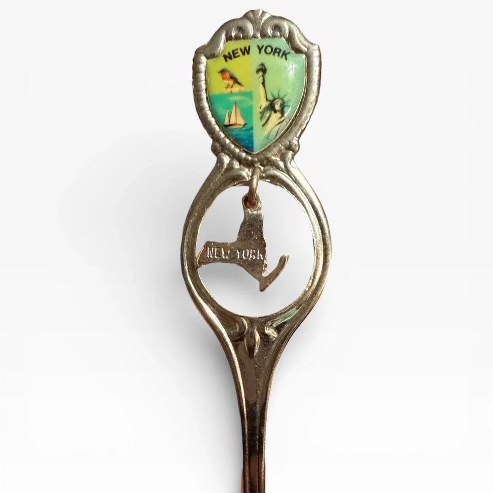 Lot of (2)‎ New York State Souvenir Spoons Collectible